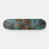 Roter Rost, Kratzer, kleiner Stein oder Gitter Skateboard (Horizontal)