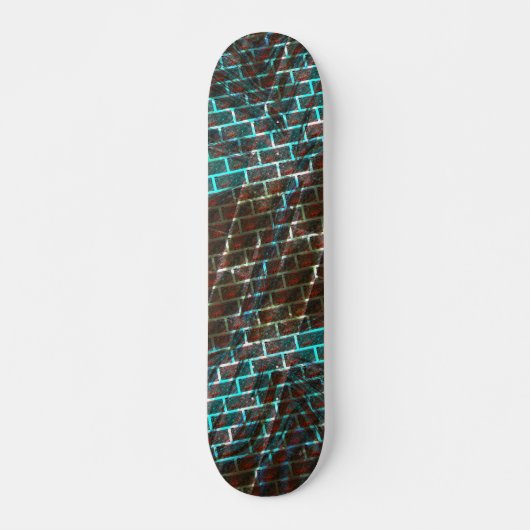 Roter Rost, Kratzer, kleiner Stein oder Gitter Skateboard (Vorne)
