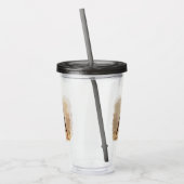 Roter Rostbrauner Dobermann Pinscher Hund Acryltrinkbecher (Links)
