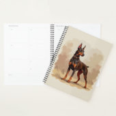 Roter Rostbrauner Dobermann Pinscher Hund Planer (Anzeige)