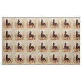 Roter Rostbrauner Dobermann Pinscher Hund Stoff (Yard (91,4 cm))