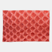 roter, roter Crochet Handtuch (Horizontal)