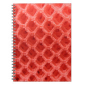 roter, roter Crochet Notizblock (Vorderseite)