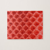 roter, roter Crochet Puzzle (Horizontal)