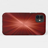 Roter, roter Edelstahlaussehen Case-Mate iPhone Hülle (Rückseite (Horizontal))