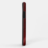 Roter, roter Edelstahlaussehen Case-Mate iPhone Hülle (Hinten/Rechts)