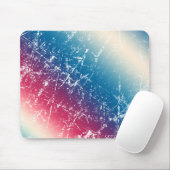 Roter, roter, kratzter Marmor mit mehreren Farben Mousepad (Mit Mouse)