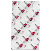 Roter Roter Vintager Roter Roter Bus Kleine Geschenktüte (Vorderseite)