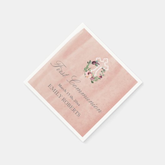 Roter Rotzunge Serviette (Ecke)