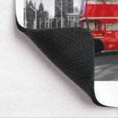 Roter Routemaster Bus Londons Mousepad (Ecke)