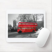 Roter Routemaster Bus Londons Mousepad (Mit Mouse)
