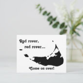 Roter Rover, Roter Rover.. Postkarte (Stehend Vorderseite)