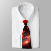 Roter Rum-abstrakte Krawatte (Gebunden)