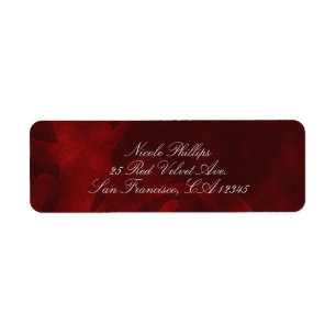 Roter Samt Eleganter Vintage Glamour Hochzeit