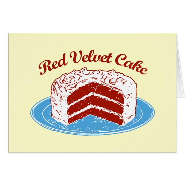 Roter Samt-Kuchen (Vorderseite (Horizontal))