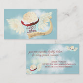 Roter Samt Kuchen Engelbäckerei Visitenkarte (Vorne/Hinten)