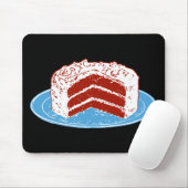 Roter Samt-Kuchen Mousepad (Mit Mouse)