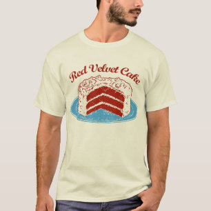 Roter Samt-Kuchen T-Shirt