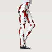 Roter Samt Leggings (Rechts)