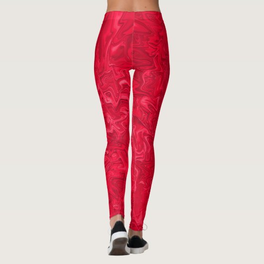 Roter Samt... Leggings (Rückseite)