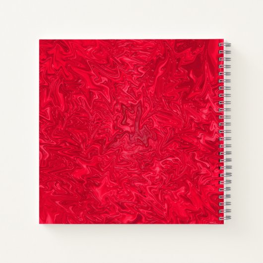 Roter Samt... Notizblock (Rückseite)