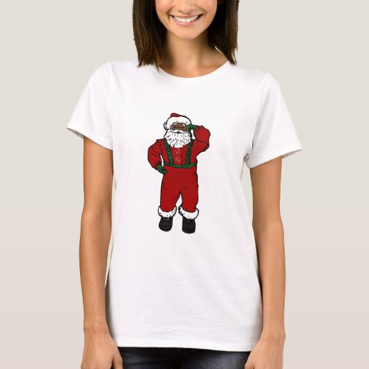 Roter Samt T-Shirt (Vorderseite)