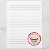 Roter Samtkuchen aus der Küche von ...Papier (Vorderseite)