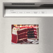 Roter Samtkuchen Magnet (In Situ (Geschirrspüler))