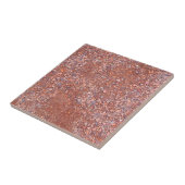 Roter Sandplatz, Kies, Schiefer-Steinziegelstein, Fliese (Seite)