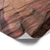 Roter Sandstein Monolith Poster (Ecke)