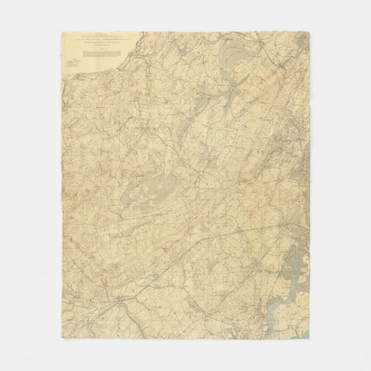 Roter Sandstein, New-Jersey 2 Fleecedecke (Vorderseite)