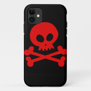 roter Schädel Case-Mate iPhone Hülle