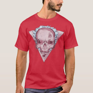 Roter Schädel T-Shirt