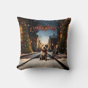 Roter Schal-Hund: Weihnachtsgeschichte der Stadt Kissen