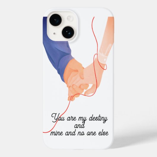 Roter Schicksalsgedanke - Seelenverwandte Liebe Case-Mate iPhone Hülle (Rückseite)