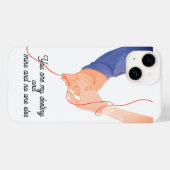 Roter Schicksalsgedanke - Seelenverwandte Liebe Case-Mate iPhone Hülle (Rückseite (Horizontal))