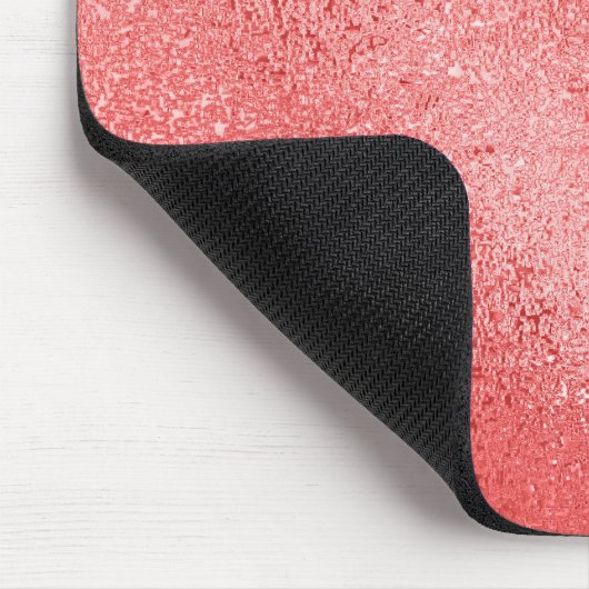 Roter, schimmernder abstrakter Hintergrund Mousepad (Ecke)