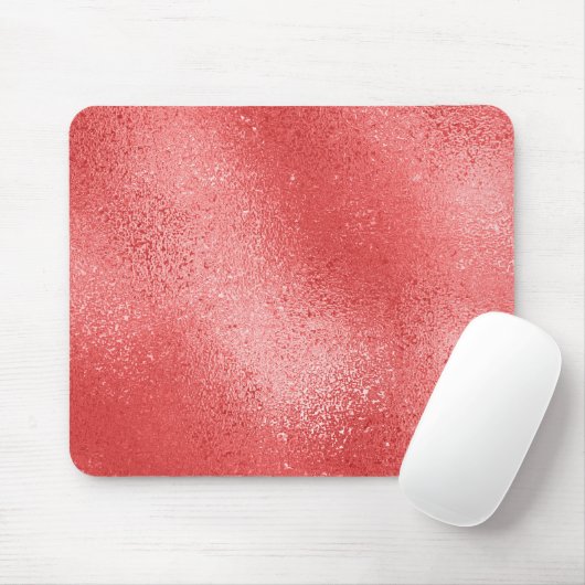 Roter, schimmernder abstrakter Hintergrund Mousepad (Mit Mouse)