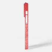 Roter schimmernder Hintergrund Case-Mate iPhone Hülle (Rückseite / Links)