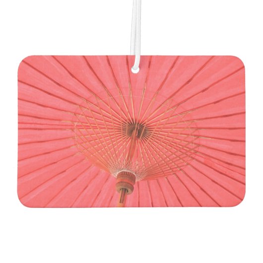 Roter Schirm Autolufterfrischer (Rückseite)