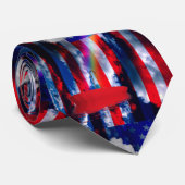 Roter Schirm Krawatte (Gerollt)