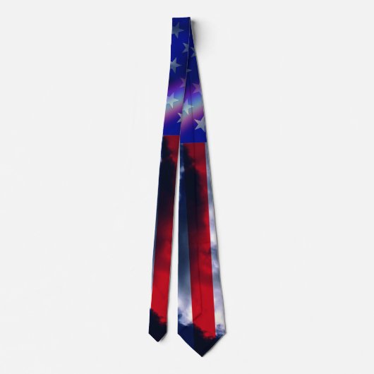 Roter Schirm Krawatte (Rückseite)