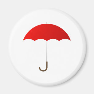 Roter Schirm Magnet