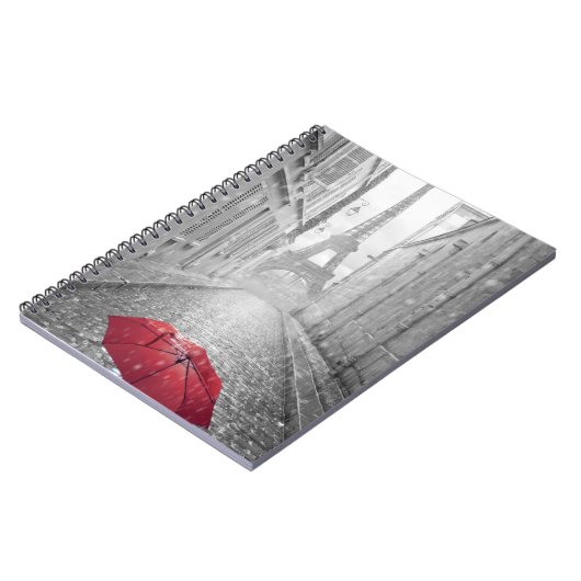 Roter Schirm Notizblock (Linke Seite)