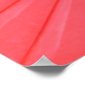 Roter Schirm Poster (Ecke)