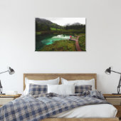 Roter Schirmsee Leinwanddruck (Insitu (Schlafzimmer))