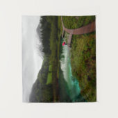 Roter Schirmsee Wandteppich (Vorderseite)