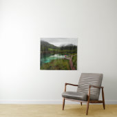 Roter Schirmsee Wandteppich (Beispiel (Horizontal))