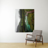 Roter Schirmsee Wandteppich (Beispiel)