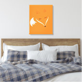 Roter Schlaffuchs Leinwanddruck (Insitu (Schlafzimmer))